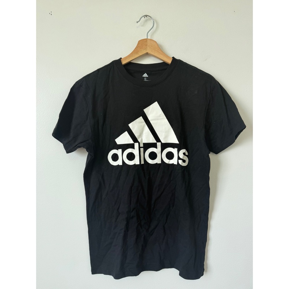 Adidas Men's Golf Graphic Tee – Black – Size Small – Good Used Condition